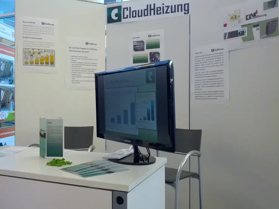Messestand von CloudHeizung auf der Stadt Land Umwelt 2012